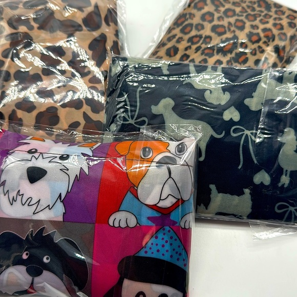 Six Reusable Shopping Totes Bundle NWT - Picture 4 of 6